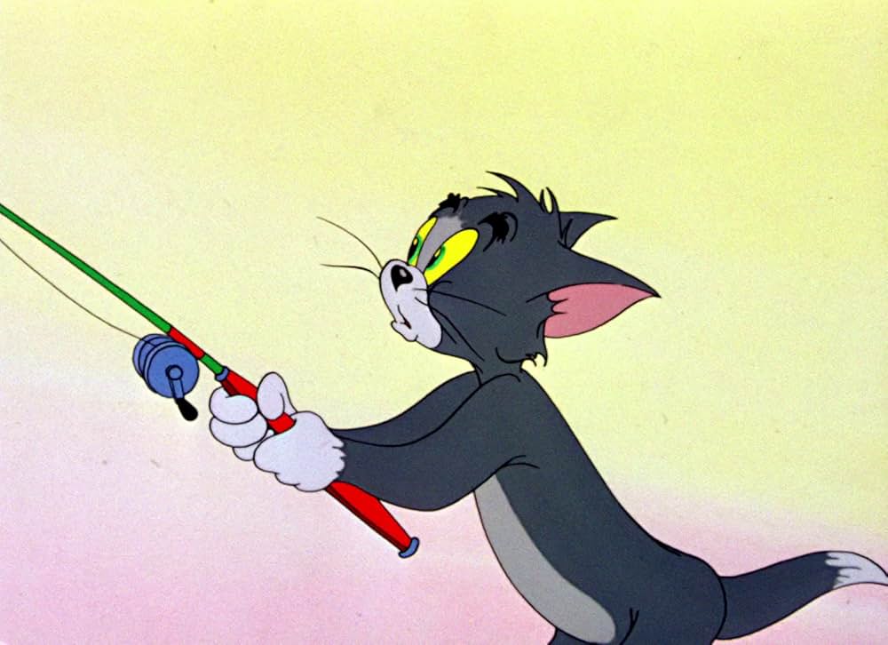 変な魚釣りの写真