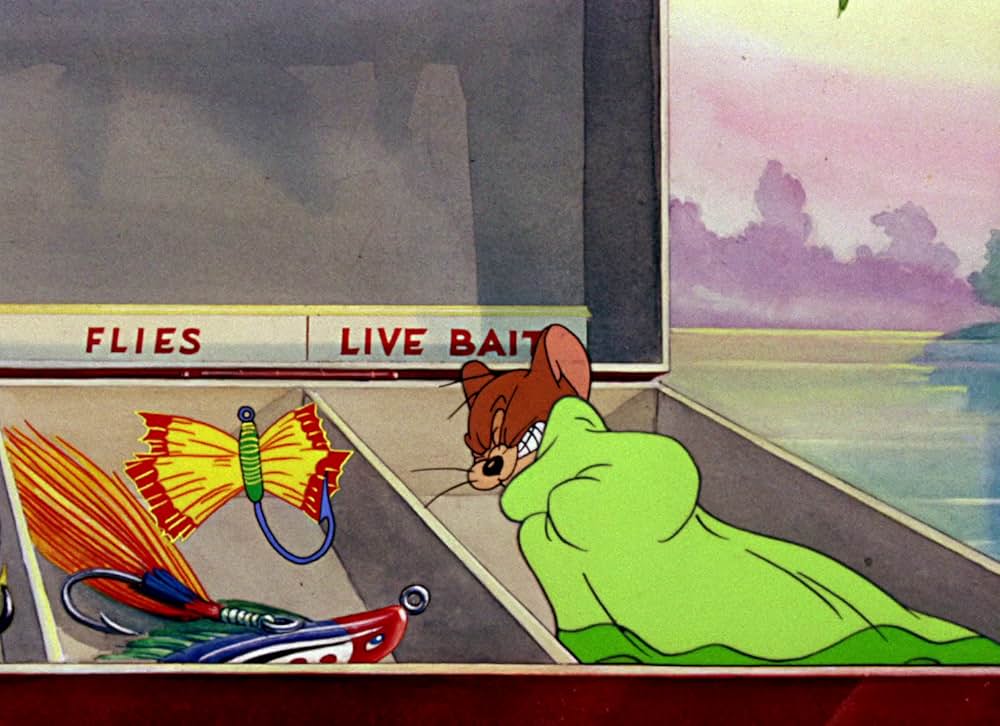 変な魚釣りの画像