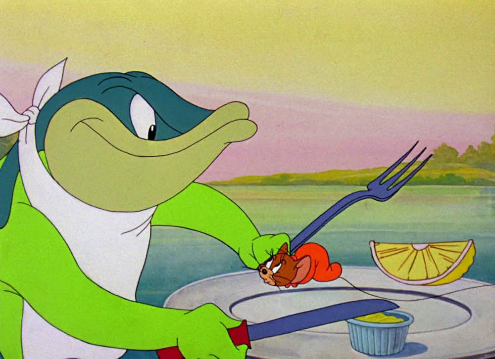 変な魚釣りの画像