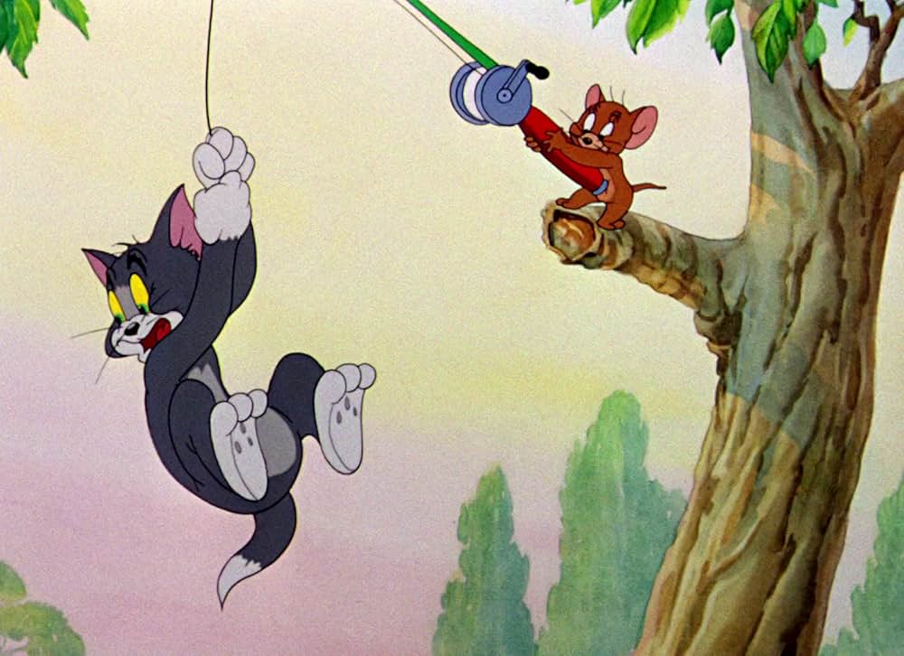 変な魚釣りの画像