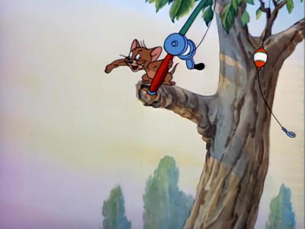 変な魚釣りの画像