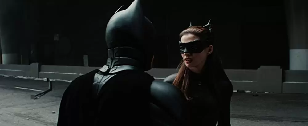 「ダークナイト ライジング」クリスチャン・ベール & アン・ハサウェイの画像