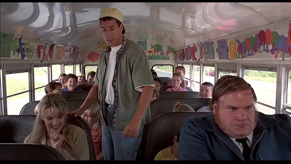 「アダム・サンドラーは ビリー・マジソン／一日一善」クリス・ファーレイ & アダム・サンドラー & ジョシュ・モステル & ブリジット・ウィルソン＝サンプラスの画像