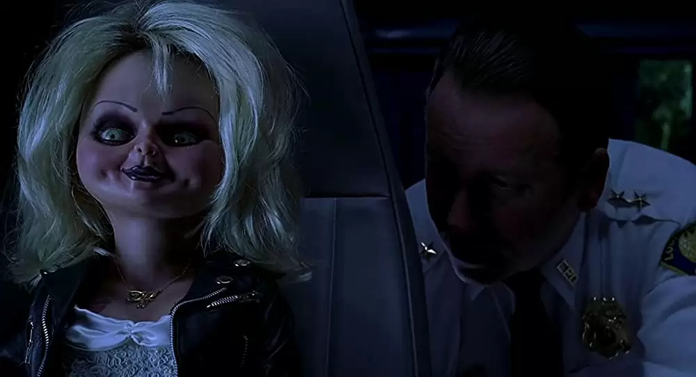 「チャイルド・プレイ／チャッキーの花嫁」ジェニファー・ティリー & ジョン・リッターの画像