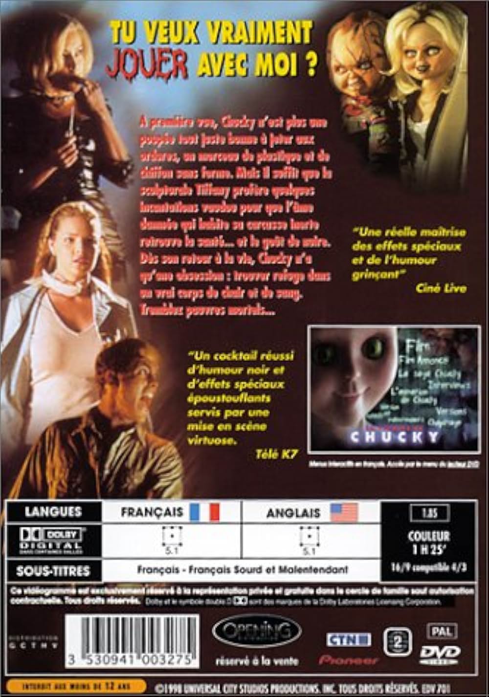 チャイルド・プレイ／チャッキーの花嫁の画像