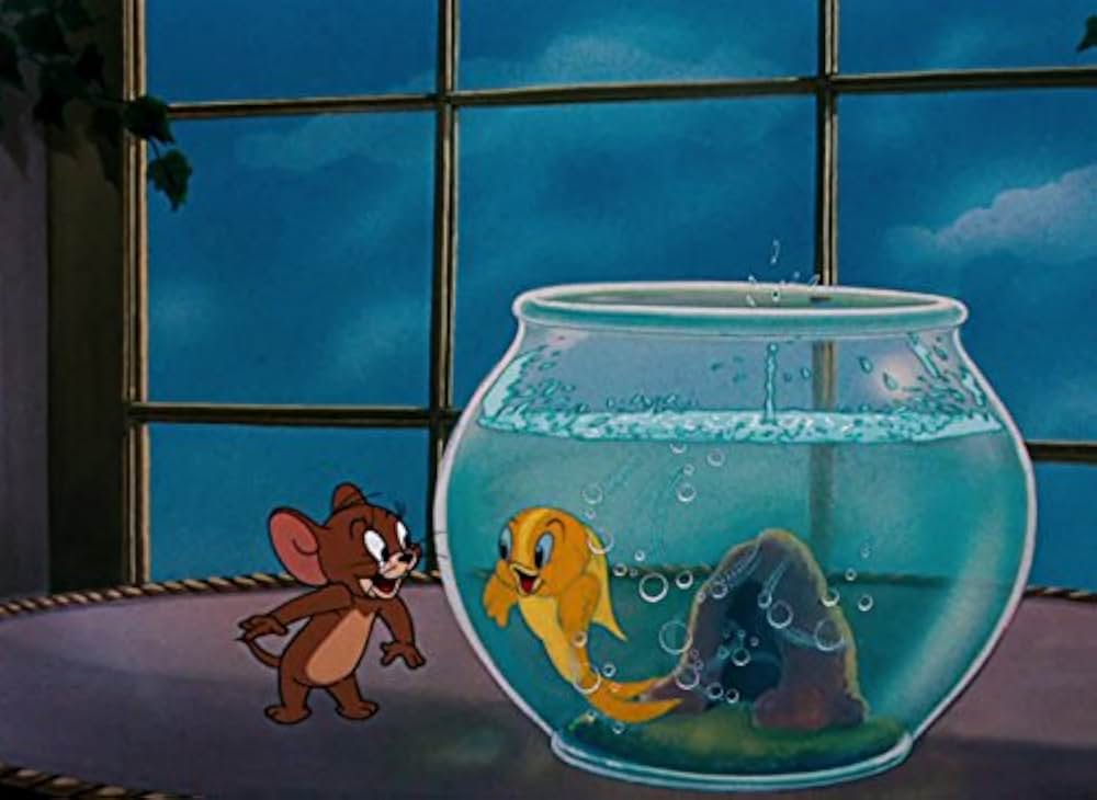 ジェリーと金魚の画像