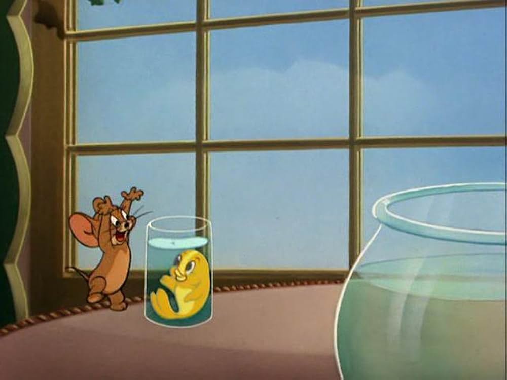 ジェリーと金魚の画像