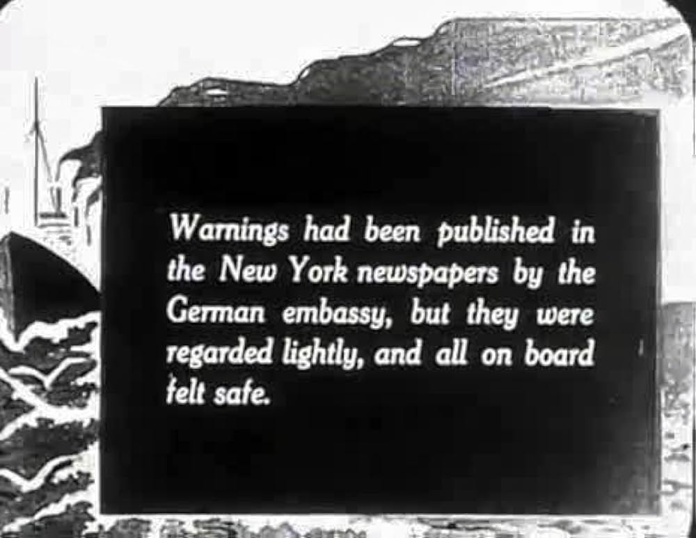 The Sinking of the 'Lusitania'（原題）の画像