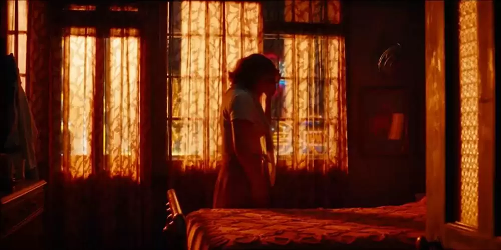 女と男の観覧車の画像