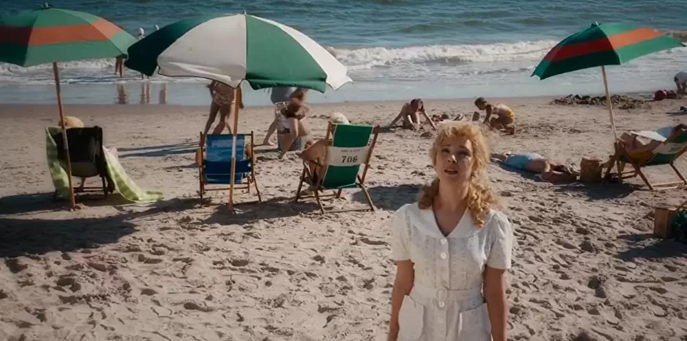 女と男の観覧車の画像