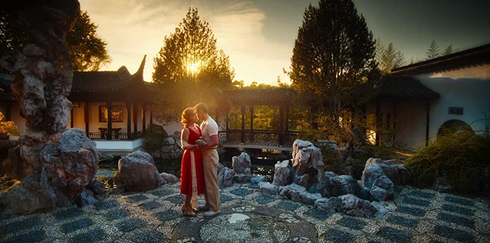 女と男の観覧車の画像