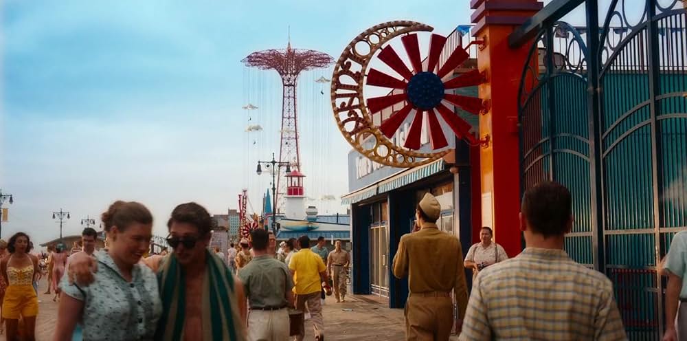 女と男の観覧車の画像