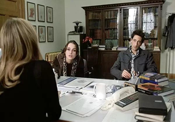 「ジャケット」ジェニファー・ジェイソン・リー & エイドリアン・ブロディ & キーラ・ナイトレイの画像