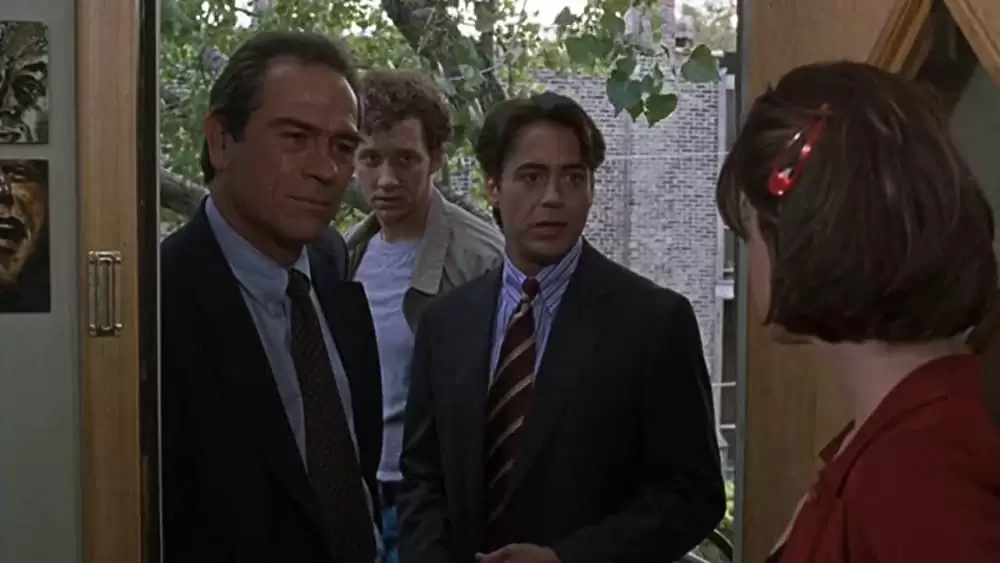 「追跡者」トミー・リー・ジョーンズ & ロバート・ダウニー・Jr. & トム・ウッドの画像