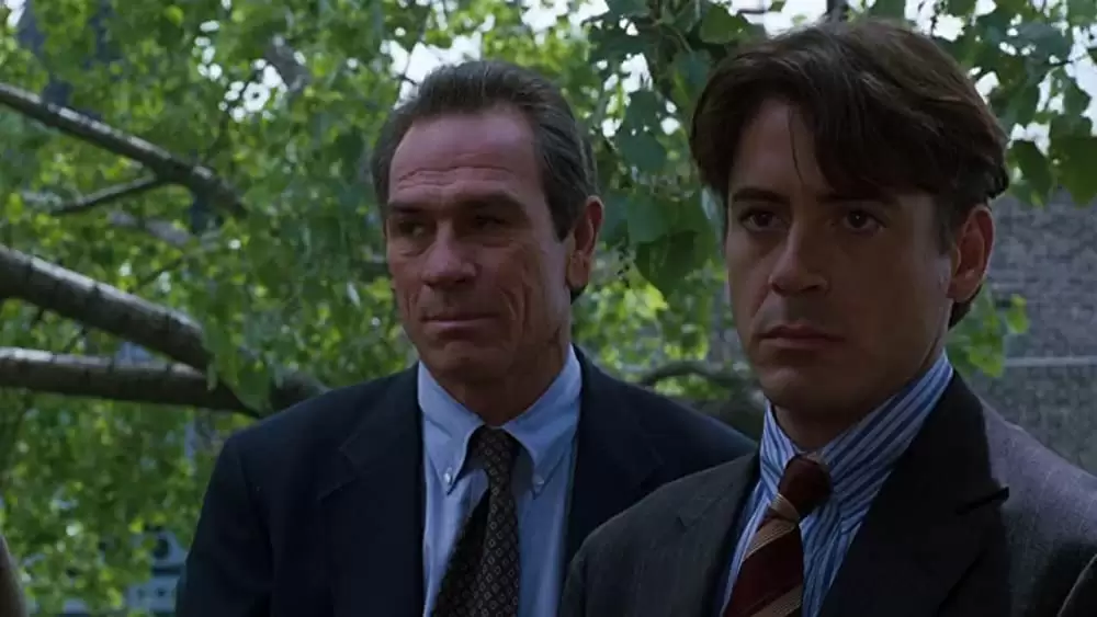 「追跡者」トミー・リー・ジョーンズ & ロバート・ダウニー・Jr.の画像