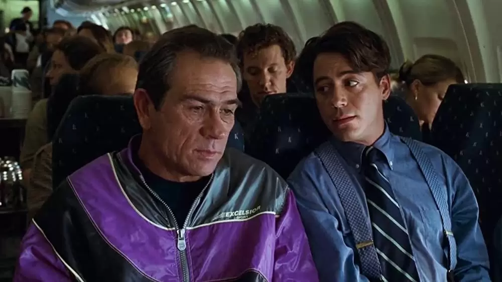 「追跡者」トミー・リー・ジョーンズ & ロバート・ダウニー・Jr. & トム・ウッドの画像