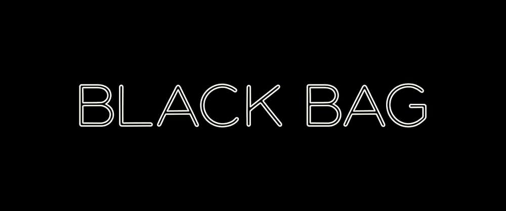 ブラックバッグの画像