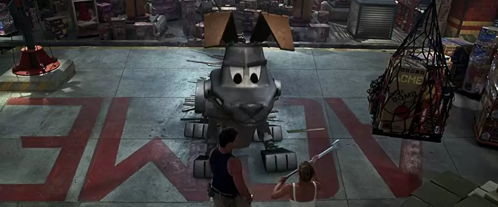 「ルーニー・テューンズ:バック・イン・アクション」ブレンダン・フレイザー & ジェナ・エルフマンの画像