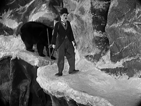 「チャップリンの黄金狂時代」チャールズ・スペンサー・チャップリンの画像