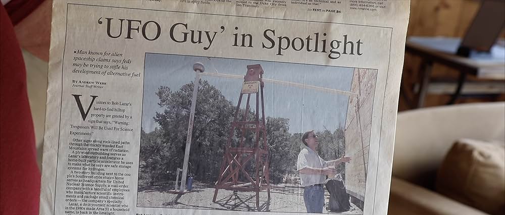 ボブ・ラザー: エリア51と空飛ぶ円盤の画像