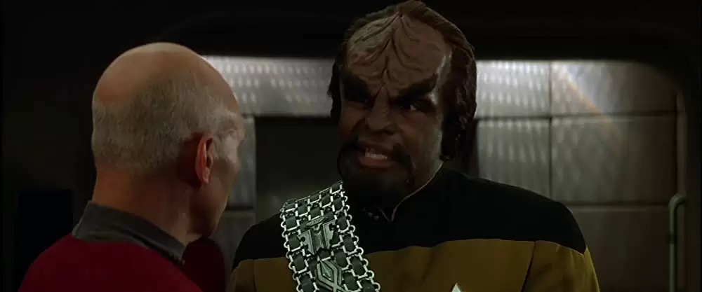 「スタートレック ジェネレーションズ」マイケル・ドーン & パトリック・スチュワートの画像