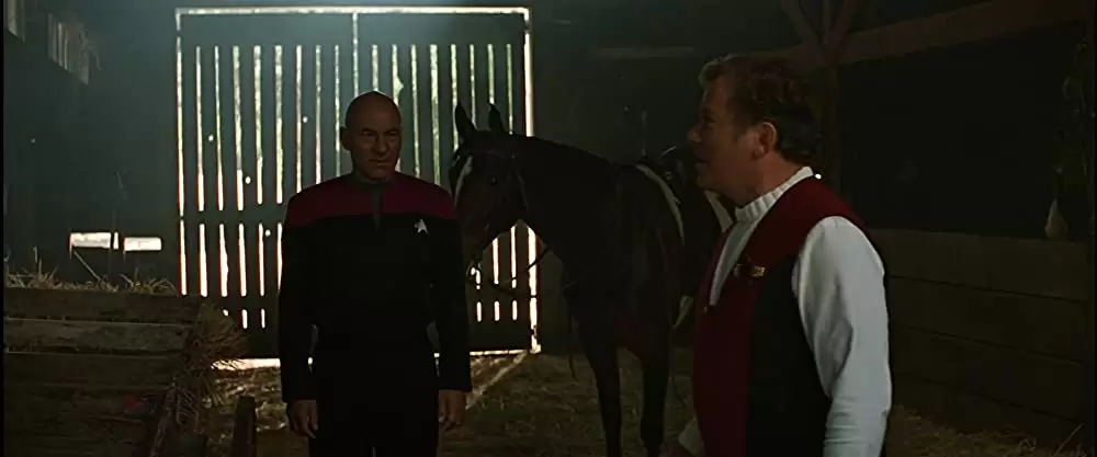 「スタートレック ジェネレーションズ」ウィリアム・シャトナー & パトリック・スチュワートの画像