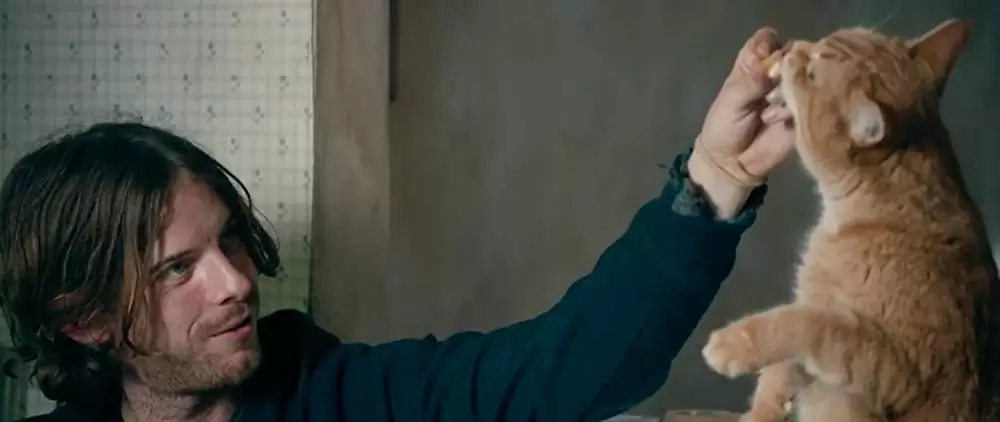 「ボブという名の猫 幸せのハイタッチ」ルーク・トレッダウェイの画像