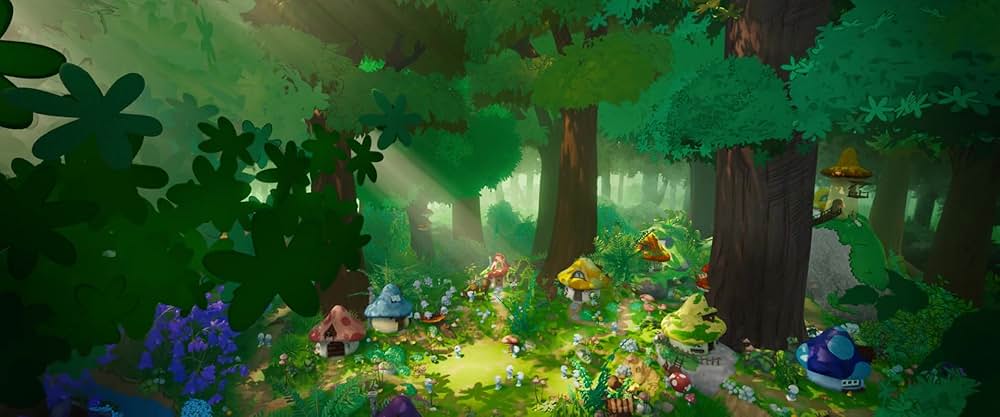 劇場版スマーフ／おどるキノコ村の時空⼤冒険(パラレルアドベンチャー)の画像