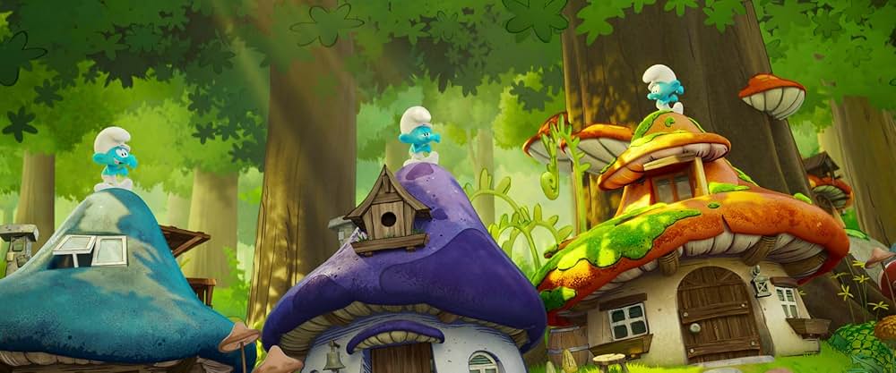 劇場版スマーフ／おどるキノコ村の時空⼤冒険(パラレルアドベンチャー)の画像