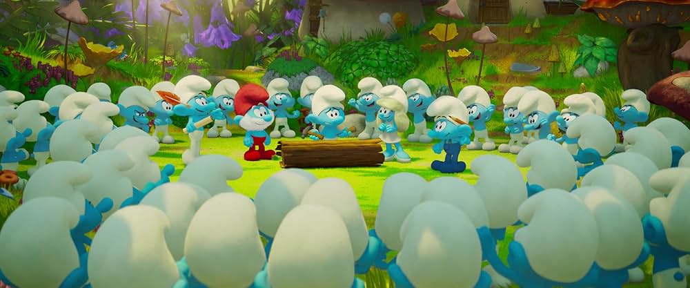 劇場版スマーフ／おどるキノコ村の時空⼤冒険(パラレルアドベンチャー)の画像