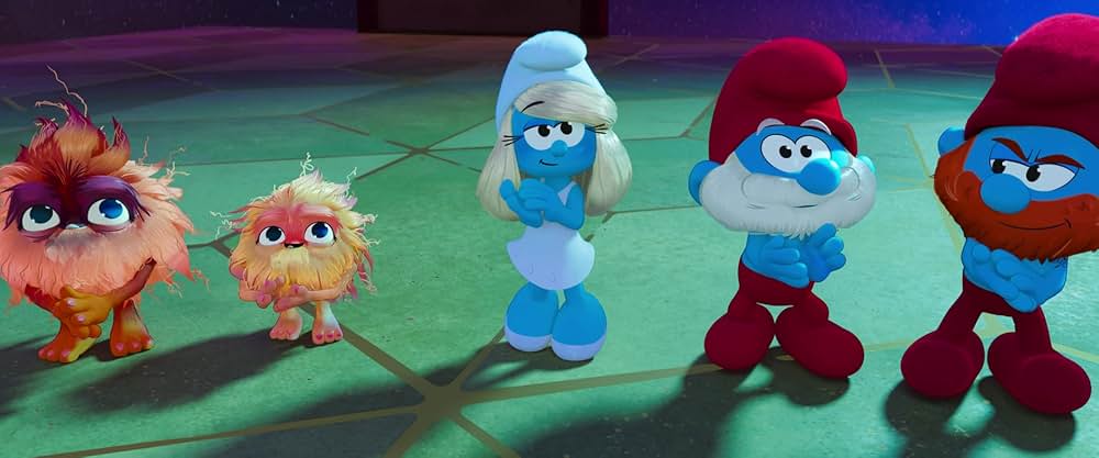 劇場版スマーフ／おどるキノコ村の時空⼤冒険(パラレルアドベンチャー)の画像