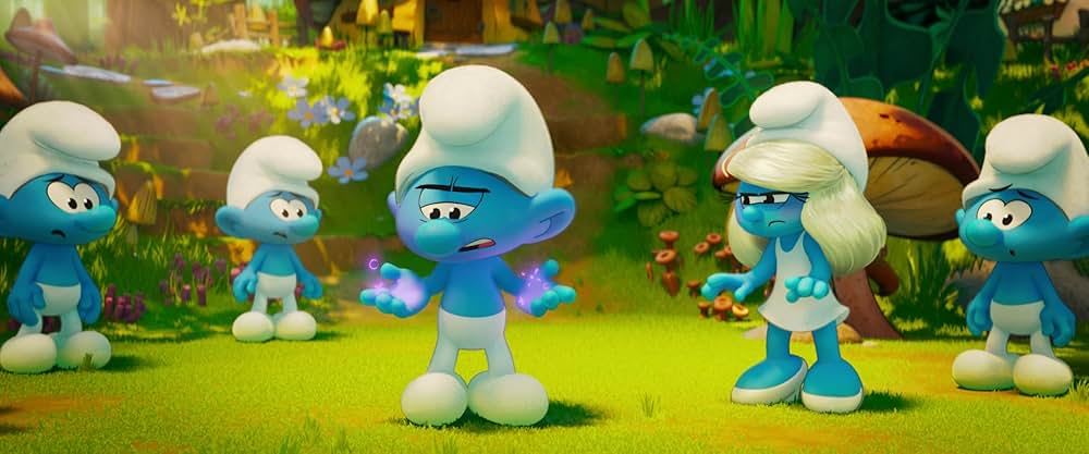 劇場版スマーフ／おどるキノコ村の時空⼤冒険(パラレルアドベンチャー)の画像