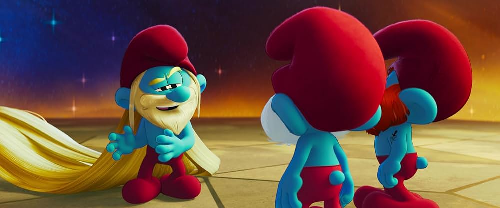 劇場版スマーフ／おどるキノコ村の時空⼤冒険(パラレルアドベンチャー)の画像