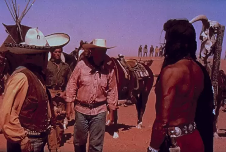 「捜索者」ジョン・ウェイン & ジェフリー・ハンター & ヘンリー・ブランドン & アントニオ・モレノの画像