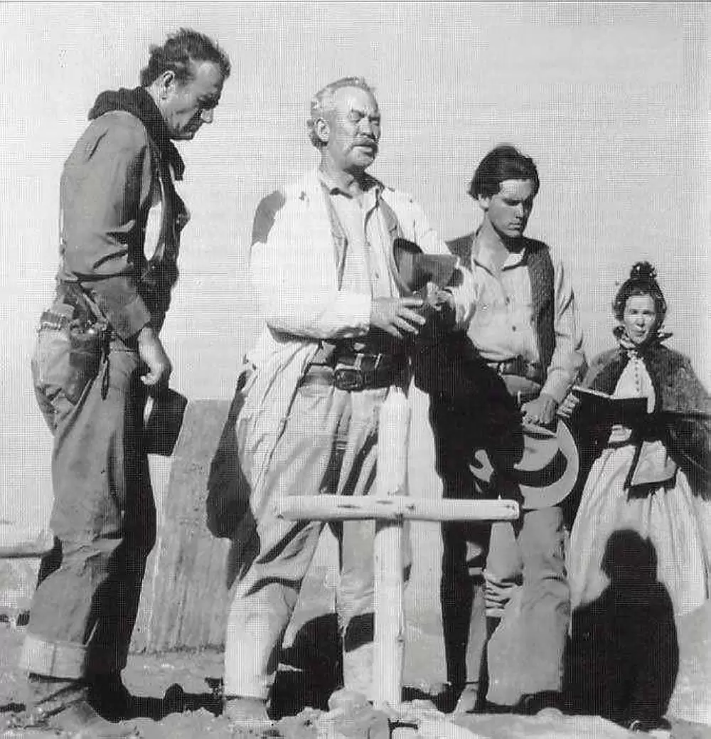 「捜索者」ジョン・ウェイン & ウォード・ボンド & ジェフリー・ハンターの画像