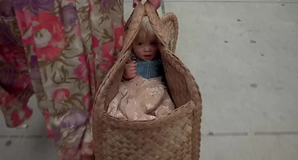 赤ちゃんのおでかけの画像