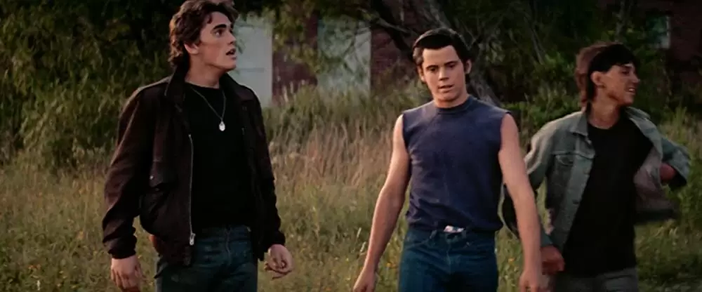 「アウトサイダー」マット・ディロン & C・トーマス・ハウエル & ラルフ・マッチオの画像