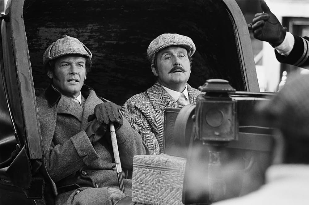 ロジャー・ムーア シャーロック・ホームズ・イン・ニューヨークの写真