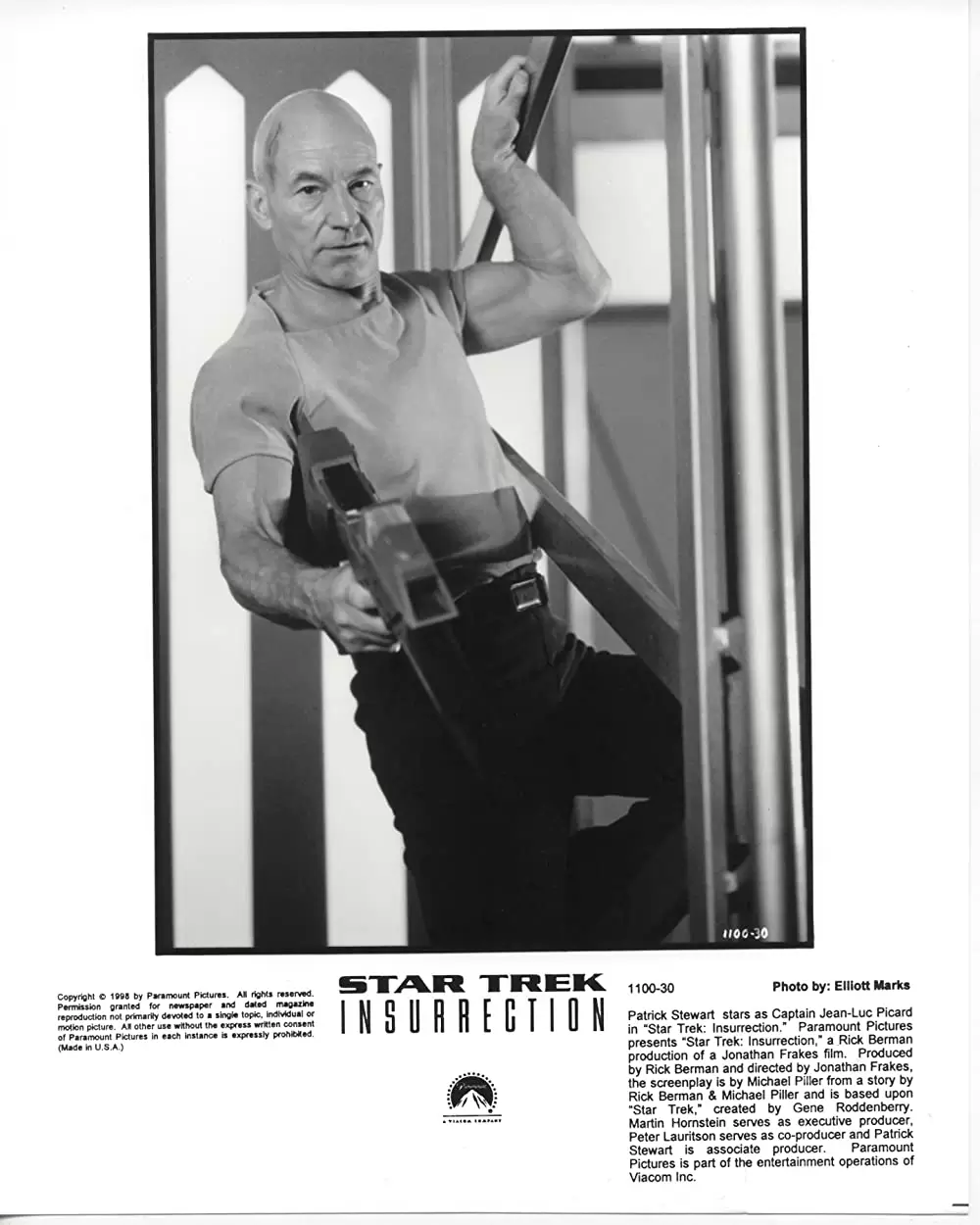 「スター・トレック／叛乱」パトリック・スチュワートの画像