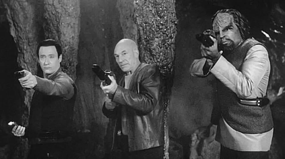 「スター・トレック／叛乱」マイケル・ドーン & ブレント・スピナー & パトリック・スチュワートの画像