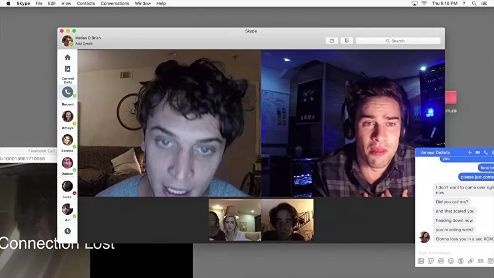 「アンフレンデッド：ダークウェブ」アンドリュー・リース & ベッティ・ガブリエル & Connor Del Rio & レベッカ・リッテンハウス & コリン・ウッデルの画像