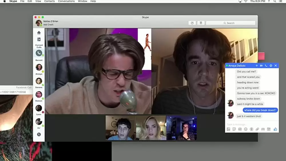 「アンフレンデッド：ダークウェブ」アンドリュー・リース & Connor Del Rio & レベッカ・リッテンハウス & コリン・ウッデルの画像