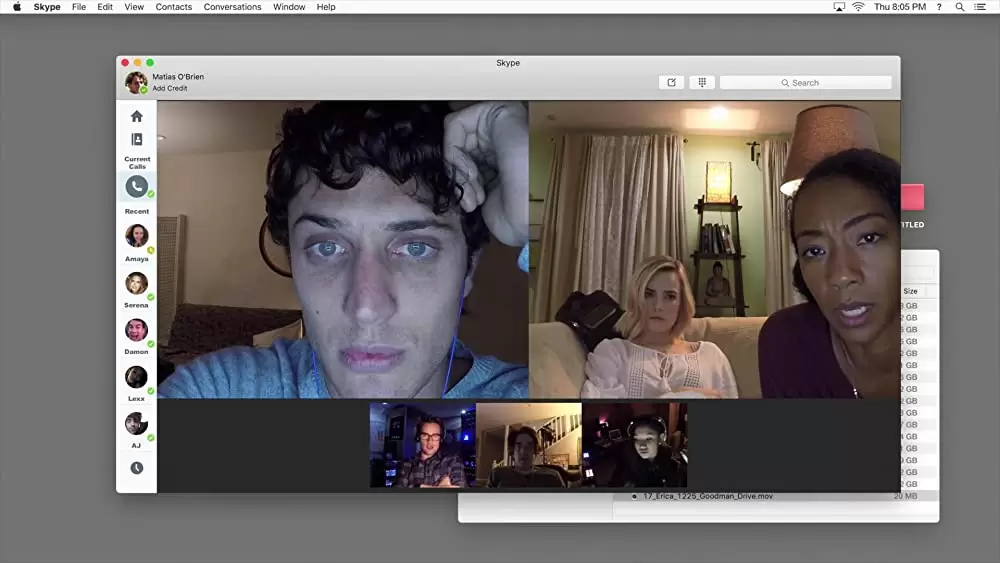 「アンフレンデッド：ダークウェブ」アンドリュー・リース & ベッティ・ガブリエル & Connor Del Rio & レベッカ・リッテンハウス & コリン・ウッデル & Savira Windyaniの画像