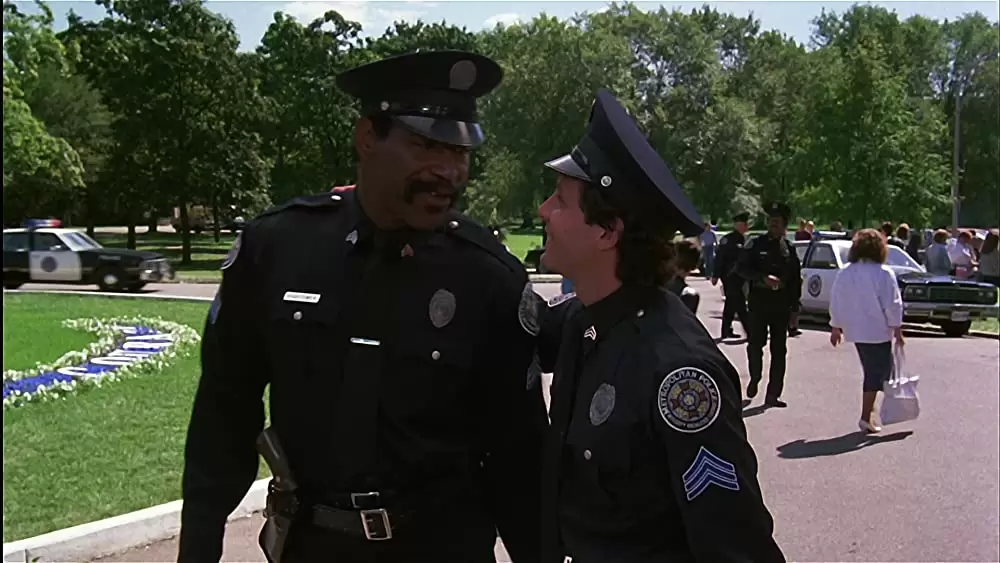 「ポリスアカデミー3／全員再訓練！」スティーブ・グッテンバーグ & ババ・スミスの画像