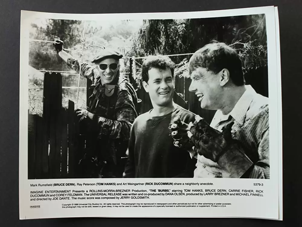 「メイフィールドの怪人たち」トム・ハンクス & ブルース・ダーン & リック・デュコモンの画像