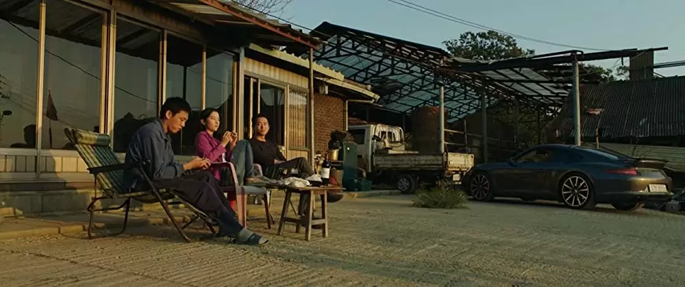 「バーニング 劇場版」ユ・アイン & スティーブン・ユァン & チョン・ジョンソの画像