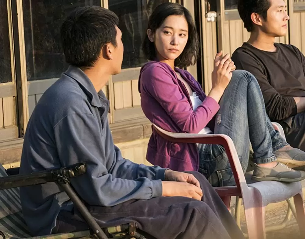 「バーニング 劇場版」ユ・アイン & スティーブン・ユァン & チョン・ジョンソの画像