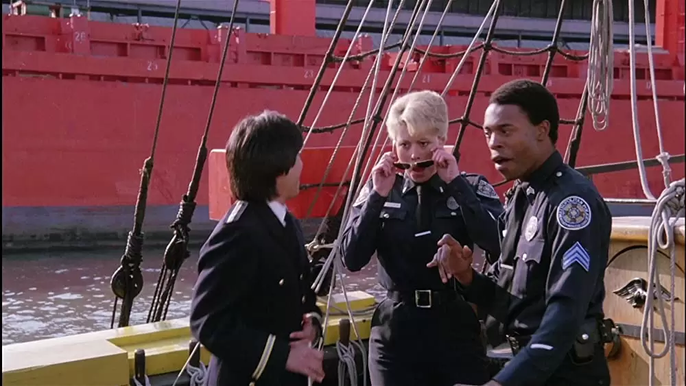 「ポリスアカデミー4／市民パトロール」レスリー・イースターブルック & Brian Tochi & マイケル・ウィンスローの画像