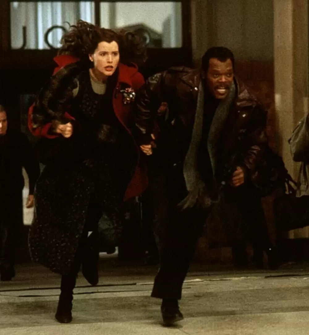 「ロング・キス・グッドナイト」ジーナ・デイビス & サミュエル・L・ジャクソンの画像