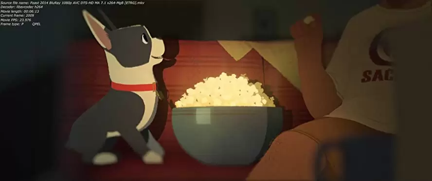 愛犬とごちそうの画像